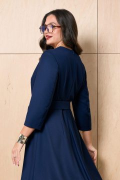 Платье Lissana 5054 темно-синий - фото 4