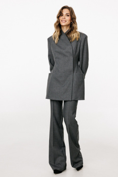 Жакет EOLA 3037 серый_меланж - фото 2