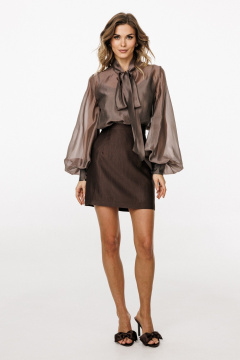 Юбка EOLA 3040.1 шоколад - фото 3