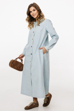 Платье EOLA 3041 светло-голубой - фото 4