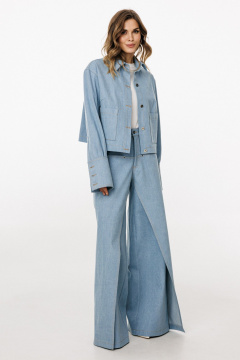 Блуза EOLA 3042.3 голубой - фото 4