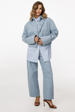 Брюки EOLA 3043.5 голубой - фото 3