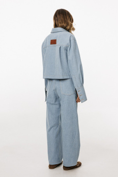 Брюки EOLA 3043.11 голубой - фото 4