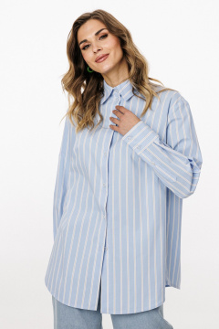 Блуза EOLA 3049 голубой_в_полоску - фото 1