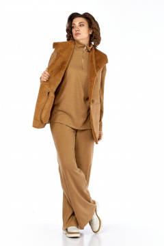 Брюки, джемпер, жилет Диомант 2127 коричневый - фото 5