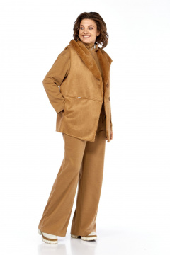 Брюки, джемпер, жилет Диомант 2127 коричневый - фото 2