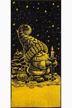 Полотенце Речицкий текстиль 6с103.412ж1 рожд. ночью т.желтый - фото 1