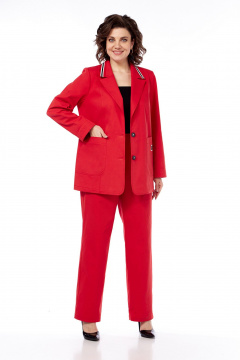 Брюки, жакет Jurimex 3470 красный - фото 2