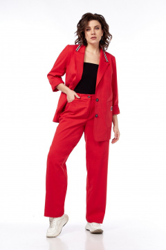 Брюки, жакет Jurimex 3470 красный - фото 3