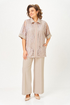 Брюки, кардиган, топ Svetlana-Style 2119 бежевый - фото 2