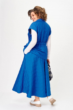 Жилет, юбка Anastasia 1325 индиго - фото 5