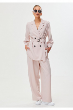 Брюки, жакет Твой имидж 1780 пудра - фото 1