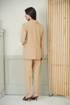 Брюки, жакет LadisLine 1584 кэмел - фото 5