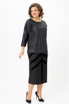 Юбка Andina city 1024-25 черный - фото 5