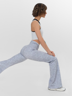 Брюки Mark Formelle 342235/25-39166П-2 серый_меланж_печать_1_сл_термотрансфер_на_задн_дет_ - фото 2