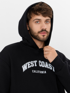 Худи Mark Formelle 121806-1/25-4896П-7П черный_печать2_3_сл_на_пол - фото 3