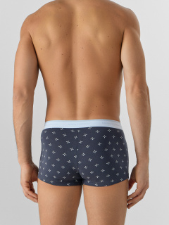 Трусы Mark Formelle 411124-4/25-5139Ц-5 треугольники_на_т.сером_св.серый_узор_сетка_на_т.с - фото 2