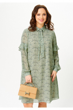 Платье Твой имидж 2338 фисташка - фото 5