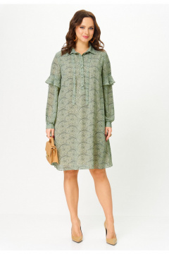 Платье Твой имидж 2338 фисташка - фото 1