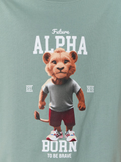 Футболка, шорты Mark Formelle 563327/25-40736ПП-0 зеленая_пастель_милитари_3_сл_на_пол - фото 4