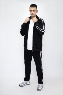 Брюки, свитшот Бобруйсктрикотаж 24739НС черный - фото 2