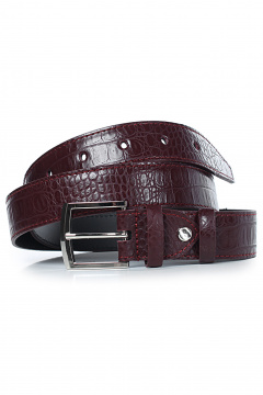 Ремень Galanteya 21122.25с1245к45 2р бордо - фото 1