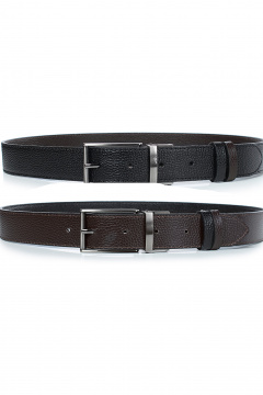 Ремень Galanteya 21918.25с2816к45 2р черный/коричн - фото 4