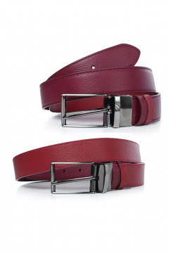 Ремень Galanteya 21918.25с3148к45 2р бордо/красн - фото 1