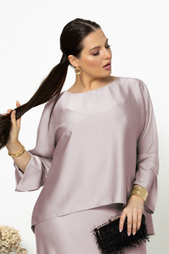 Блуза, платье Lissana 5056 пудра - фото 2