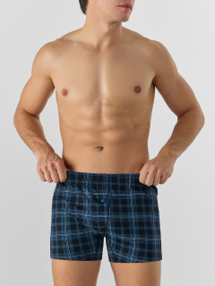 Трусы Mark Formelle 411152/25-4974П-0 синяя_клетка_на_черном - фото 1