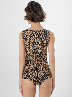 Топ Mark Formelle 422208/1/25-38986Ц-5 анималистичный_принт_на_бежевом - фото 2