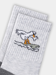 Носки Mark Formelle 444K-3170/B3-25444K св.серый_меланж_рис.3170 - фото 2