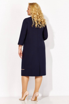 Платье Линия Л Б-2094 темно-синий - фото 3