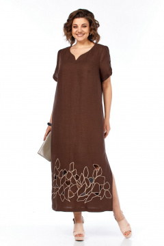 Платье Jurimex 3450-2 коричневый - фото 1