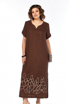 Платье Jurimex 3450-2 коричневый - фото 2