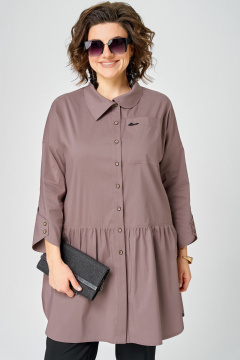 Блуза EVA GRANT 7068-1 капучино - фото 1