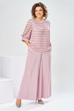 Блуза, брюки Romanovich Style 2-2892 пудровый - фото 2