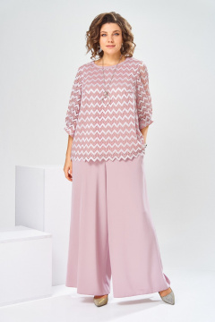 Блуза, брюки Romanovich Style 2-2892 пудровый - фото 5