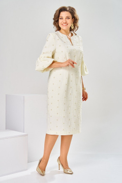 Платье Romanovich Style 1-2809 молочный-1 - фото 1