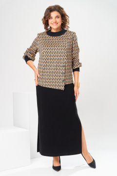 Джемпер, юбка Romanovich Style 2-2600 колосок - фото 1
