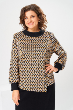 Джемпер, юбка Romanovich Style 2-2600 колосок - фото 4