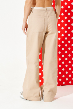 Брюки ELLETTO LIFE 2377 бежевый - фото 5