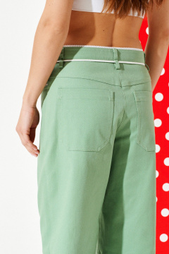 Брюки ELLETTO LIFE 2377 зеленый - фото 5