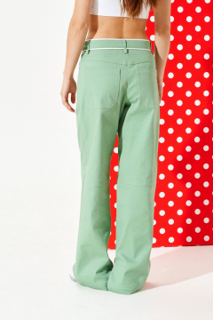 Брюки ELLETTO LIFE 2377 зеленый - фото 4