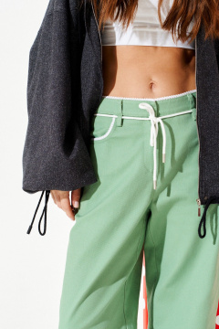 Брюки ELLETTO LIFE 2377 зеленый - фото 3