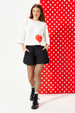 Шорты ELLETTO LIFE 2379 черный - фото 1