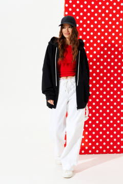 Толстовка ELLETTO LIFE 3952 черный - фото 3