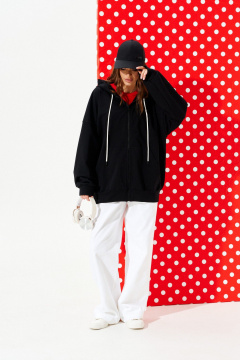 Толстовка ELLETTO LIFE 3952 черный - фото 2