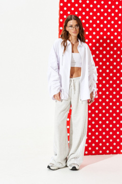 Блуза ELLETTO LIFE 3958 белый - фото 2