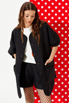 Куртка ELLETTO LIFE 3965 черный - фото 4